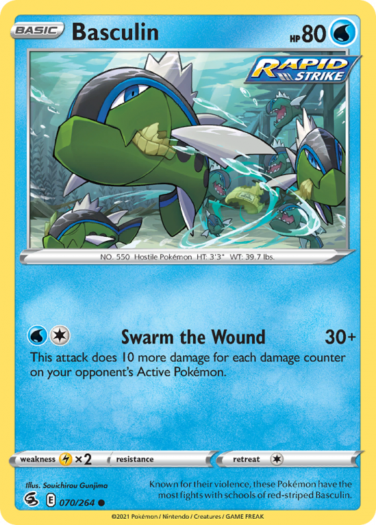 Basculin 70/264 Sword & Shield Fusion Strike