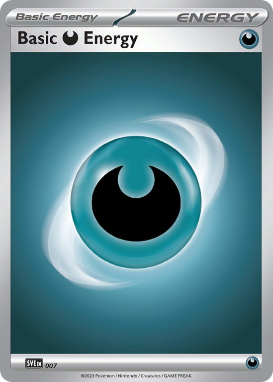 Basic Darkness Energy 7/8 Scarlet & Violet Scarlet & Violet Energies