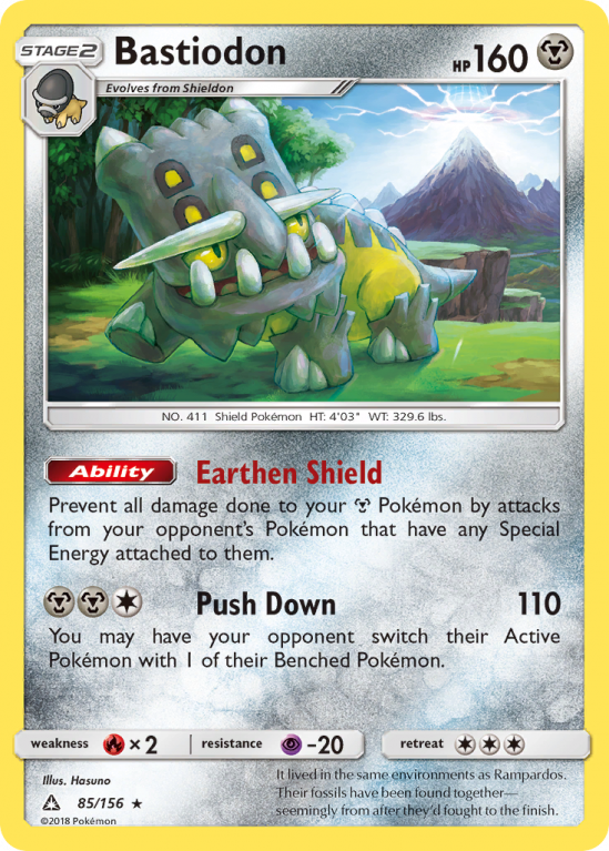 Bastiodon 85/156 Sun & Moon Ultra Prism