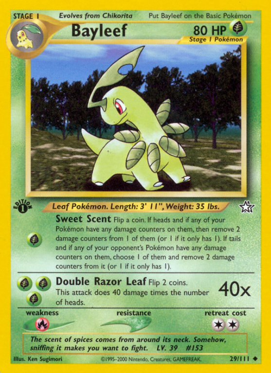 Bayleef 29/111 Neo Neo Genesis