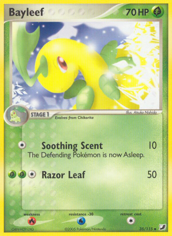Bayleef 35/115 EX Unseen Forces