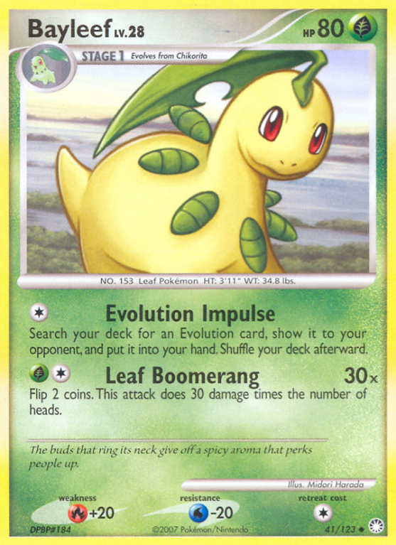 Bayleef 41/123 Diamond & Pearl Mysterious Treasures