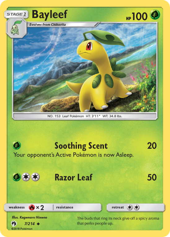 Bayleef 7/214 Sun & Moon Lost Thunder