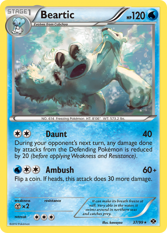 Beartic 37/99 Black & White Next Destinies