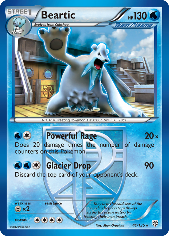 Beartic 41/135 Black & White Plasma Storm