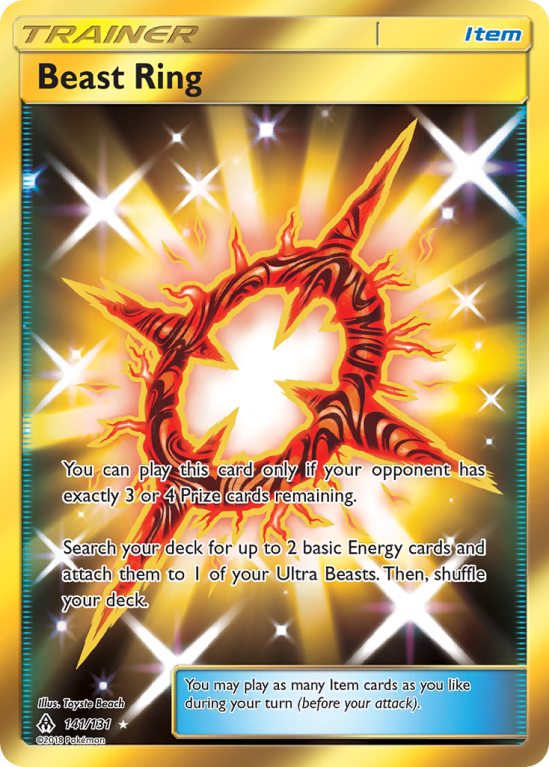 Beast Ring 141/131 Sun & Moon Forbidden Light