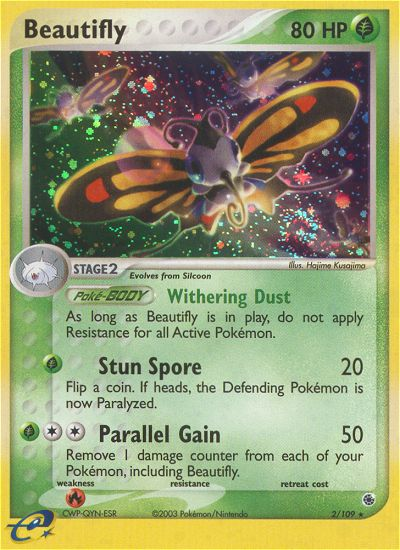 Beautifly 2/109 EX Ruby & Sapphire
