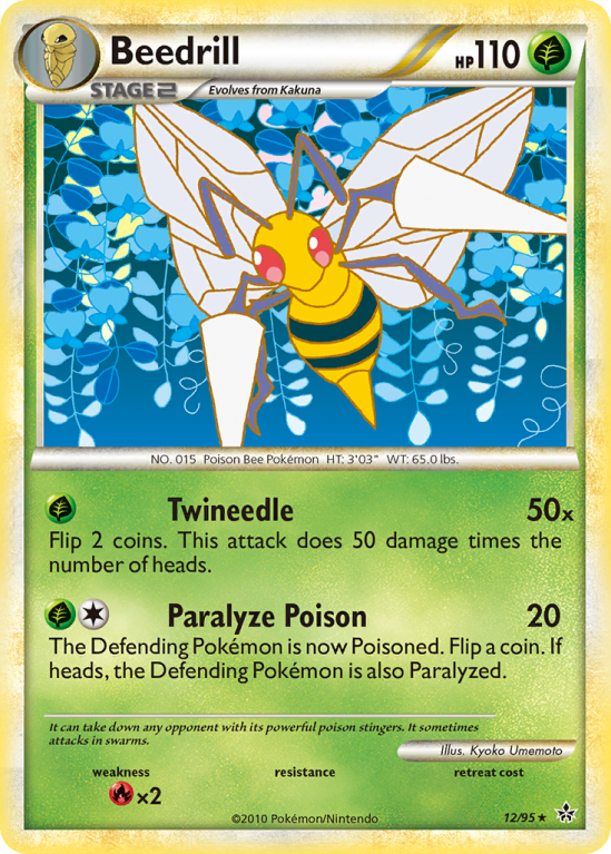 Beedrill 12/95 HeartGold & SoulSilver HS—Unleashed