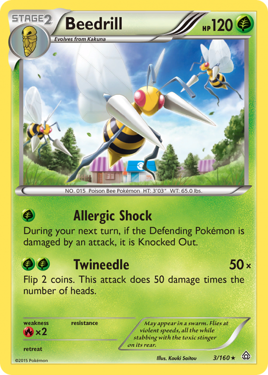 Beedrill 3/160 XY Primal Clash