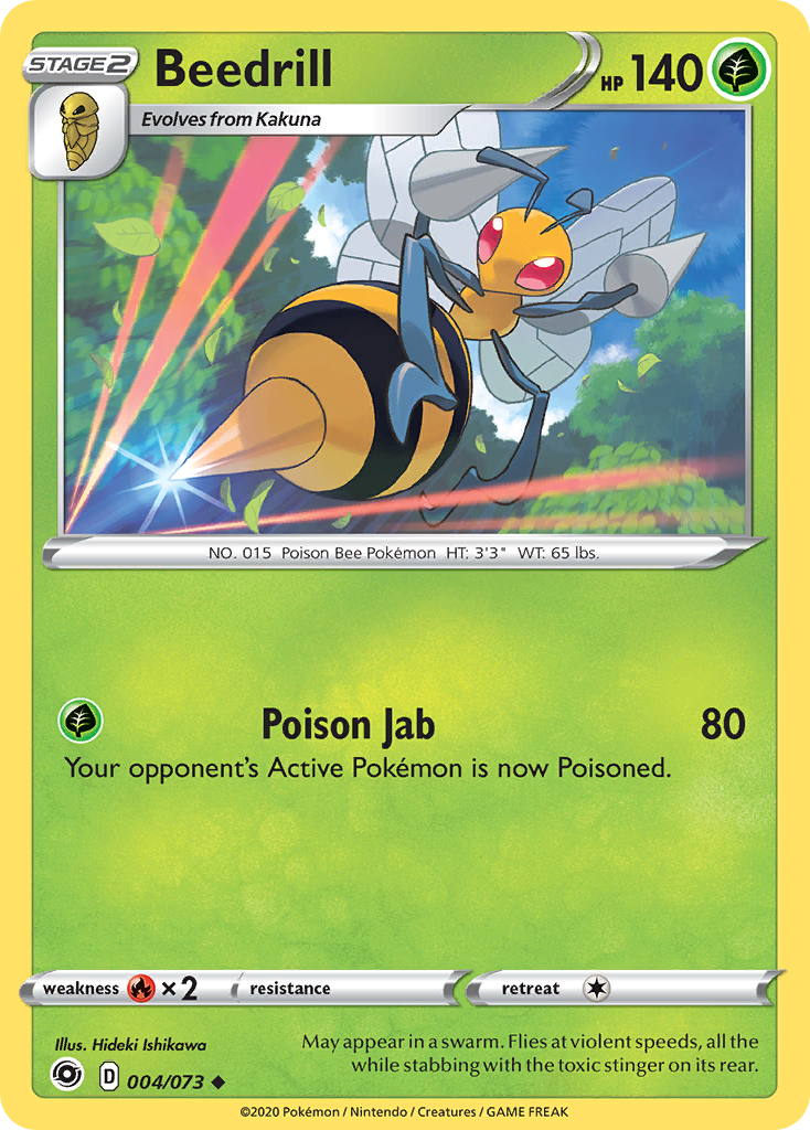 Beedrill 4/73 Sword & Shield Champion's Path