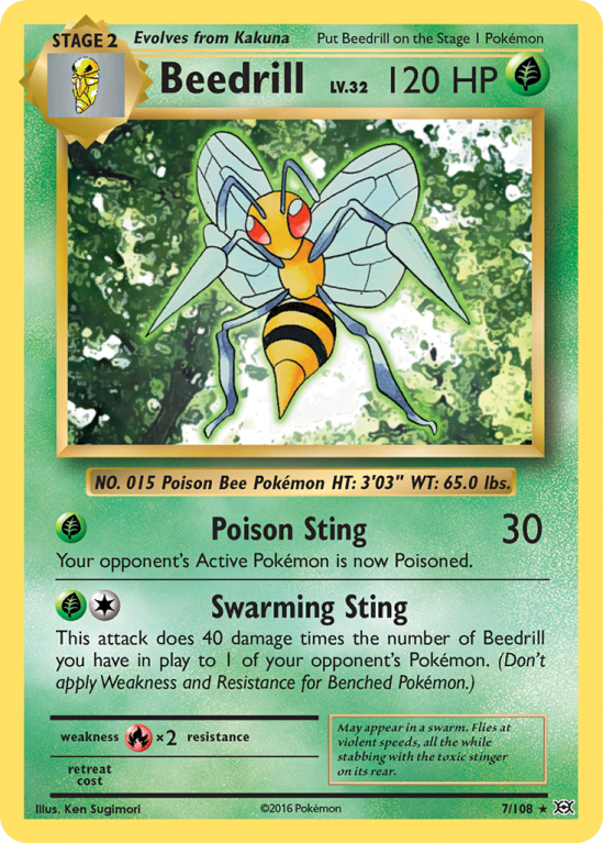 Beedrill 7/108 XY Evolutions