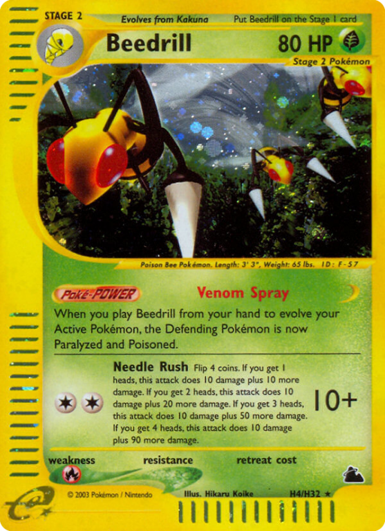Beedrill H4/182 E-Card Skyridge