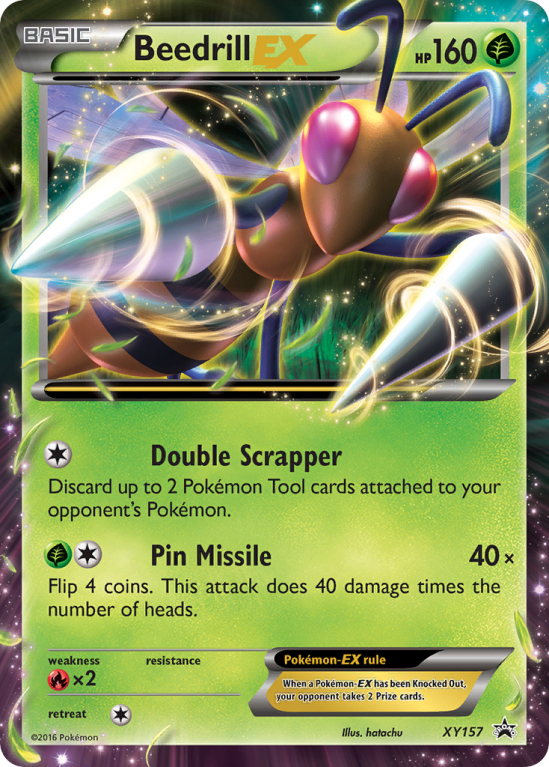 Beedrill-EX XY157/183 XY XY Black Star Promos