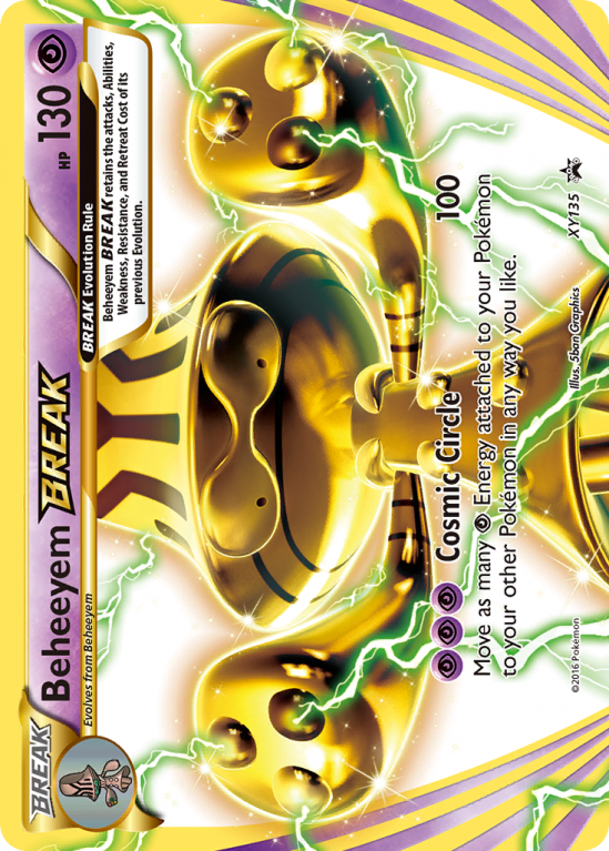 Beheeyem BREAK XY135/183 XY XY Black Star Promos