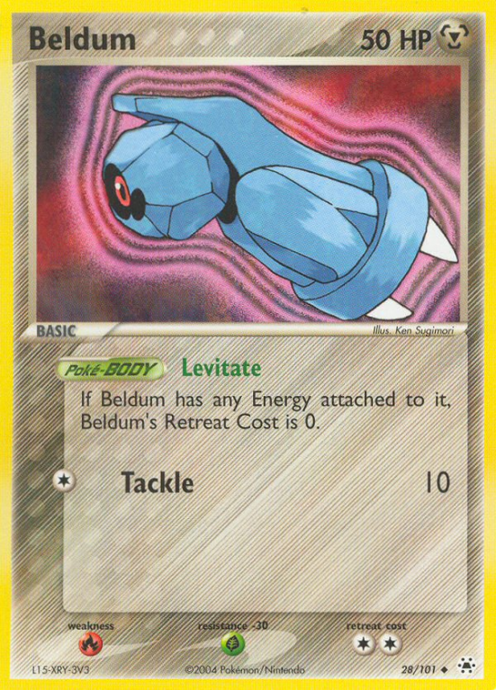 Beldum 28/101 EX Hidden Legends