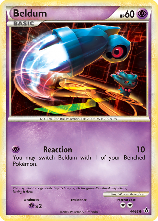 Beldum 44/95 HeartGold & SoulSilver HS—Unleashed