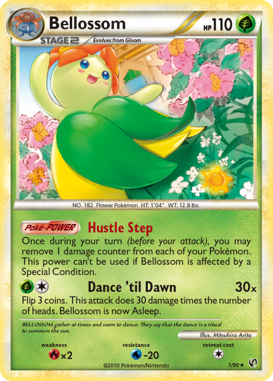 Bellossom 1/90 HeartGold & SoulSilver HS—Undaunted