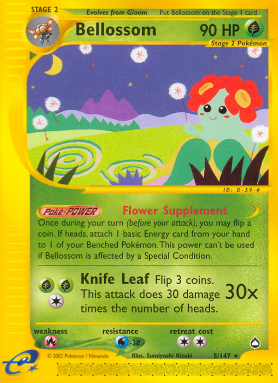 Bellossom 5/186 E-Card Aquapolis