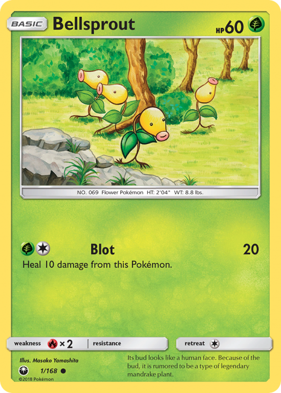 Bellsprout 1/168 Sun & Moon Celestial Storm