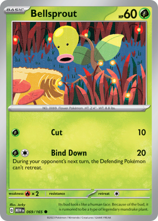 Bellsprout 69/165 Scarlet & Violet 151