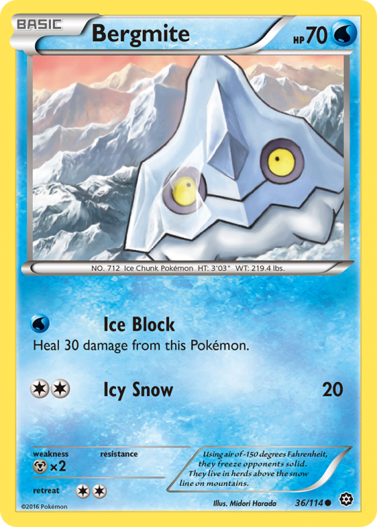 Bergmite 36/114 XY Steam Siege