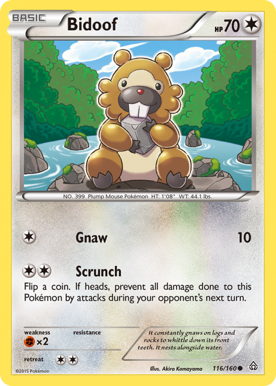Bidoof 116/160 XY Primal Clash