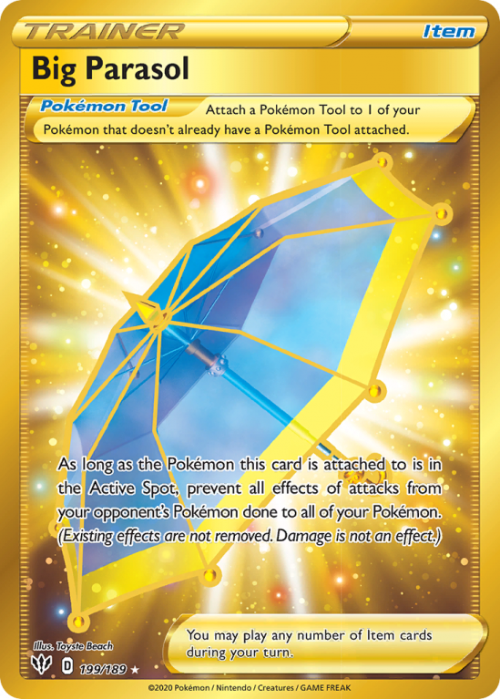 Big Parasol 199/189 Sword & Shield Darkness Ablaze