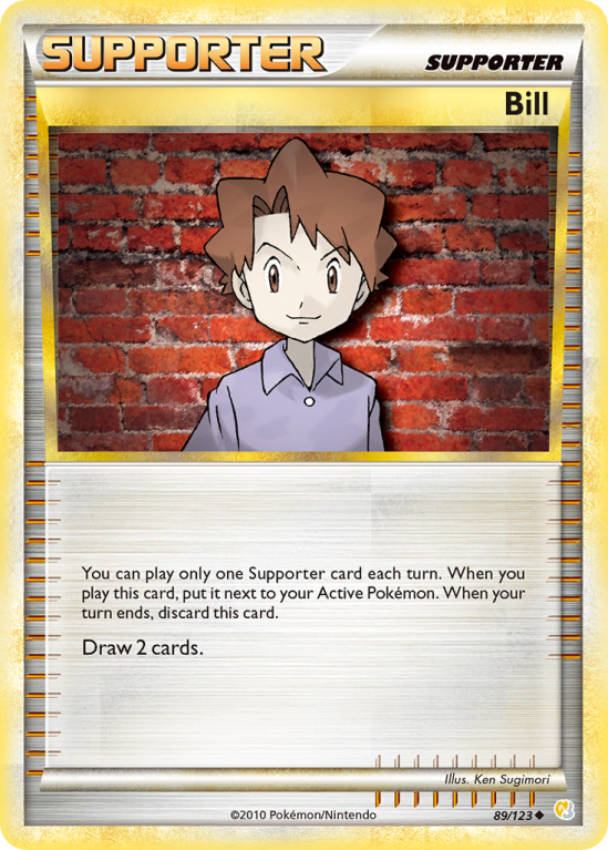 Bill 89/123 HeartGold & SoulSilver HeartGold & SoulSilver