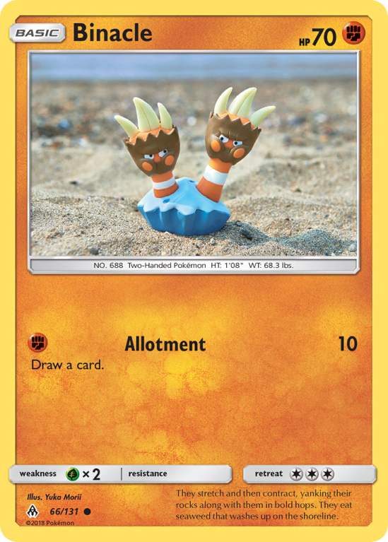 Binacle 66/131 Sun & Moon Forbidden Light