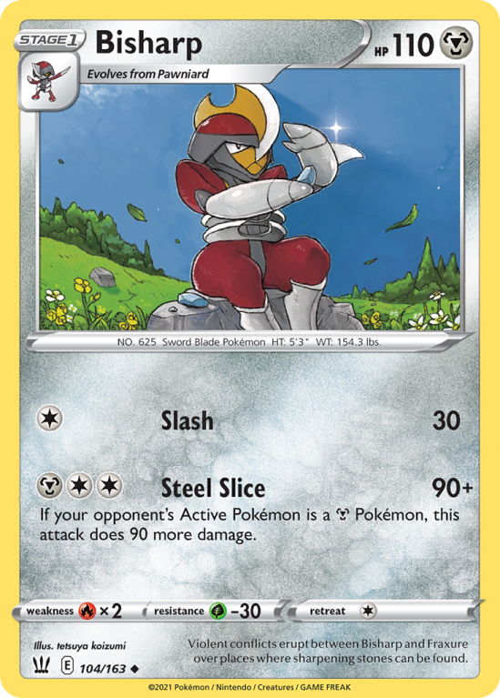Bisharp 104/163 Sword & Shield Battle Styles