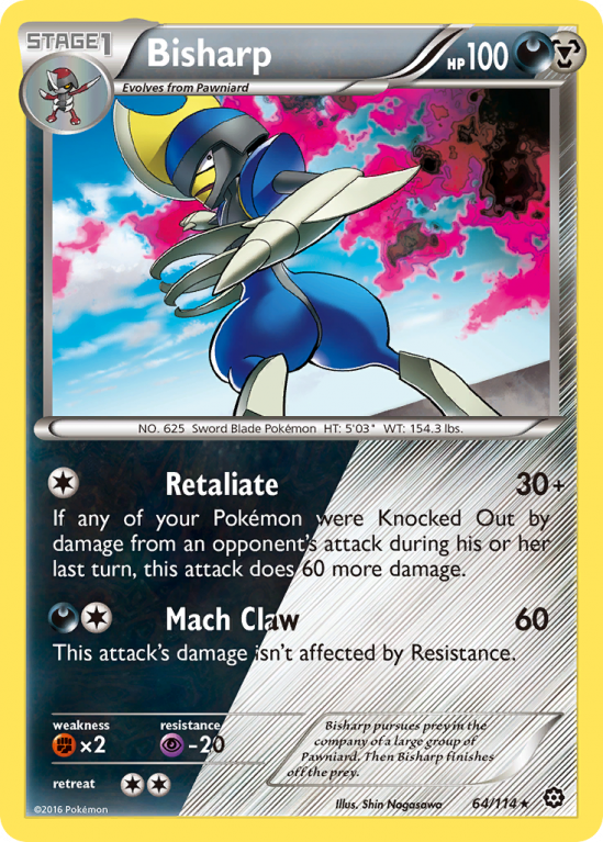 Bisharp 64/114 XY Steam Siege