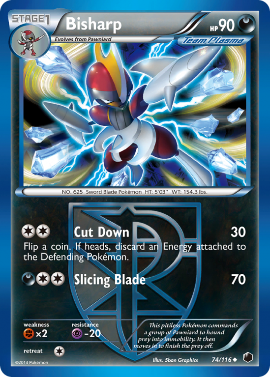 Bisharp 74/116 Black & White Plasma Freeze