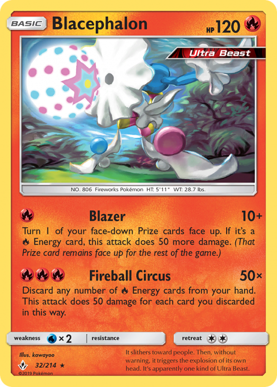 Blacephalon 32/214 Sun & Moon Unbroken Bonds