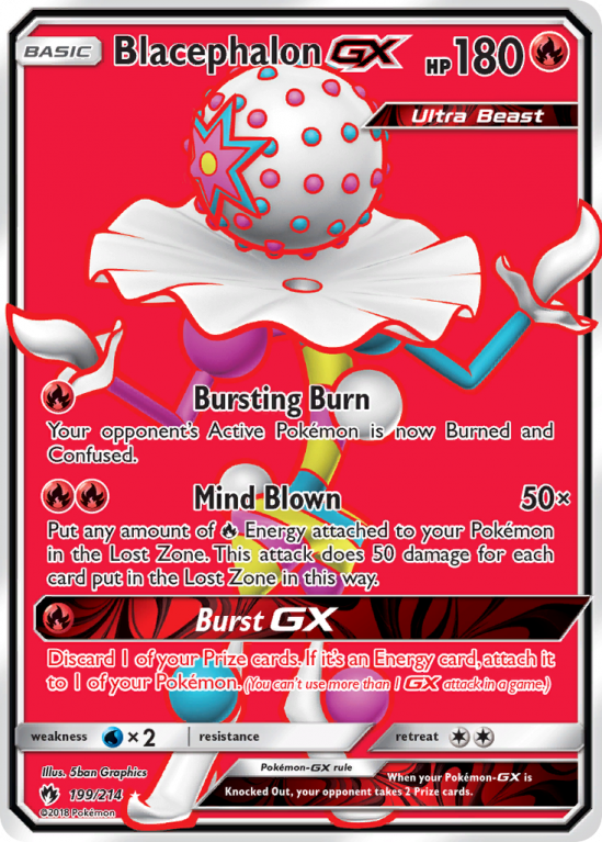 Blacephalon-GX 199/214 Sun & Moon Lost Thunder