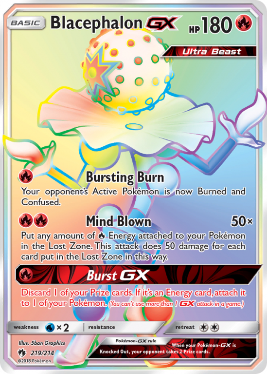 Blacephalon-GX 219/214 Sun & Moon Lost Thunder