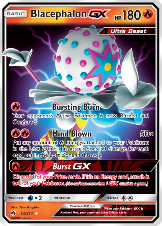 Blacephalon-GX 52/214 Sun & Moon Lost Thunder