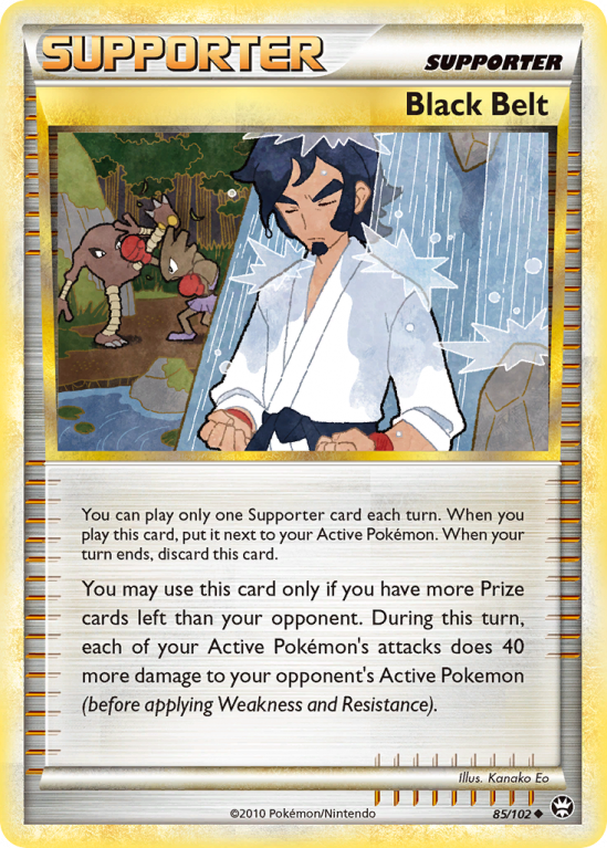 Black Belt 85/102 HeartGold & SoulSilver HS—Triumphant