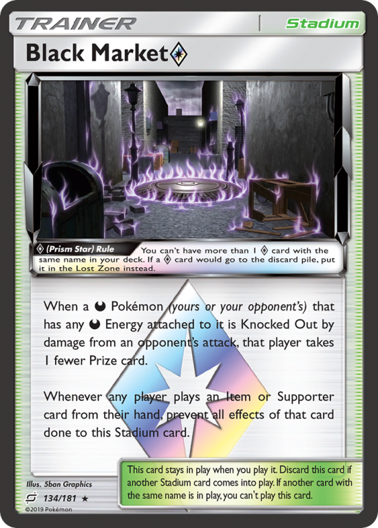 Black Market ◇ 134/181 Sun & Moon Team Up