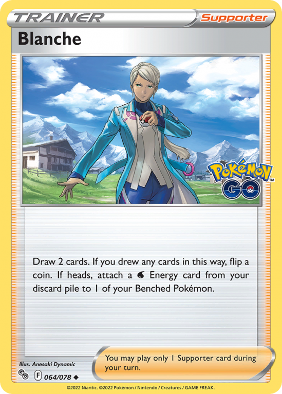 Blanche 64/78 Sword & Shield Pokémon GO
