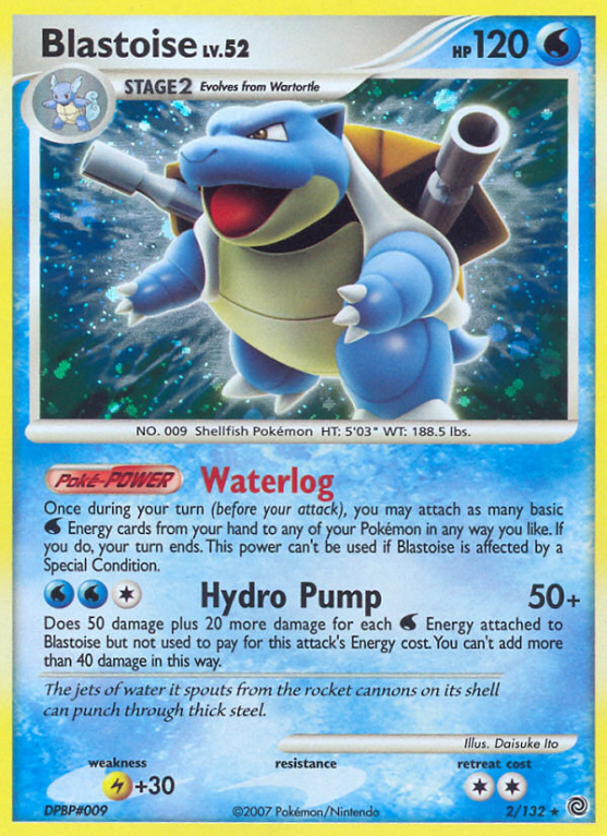 Blastoise 2/132 Diamond & Pearl Secret Wonders