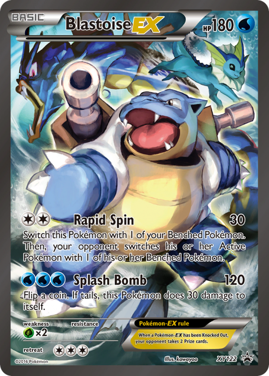 Blastoise-EX XY122/183 XY XY Black Star Promos