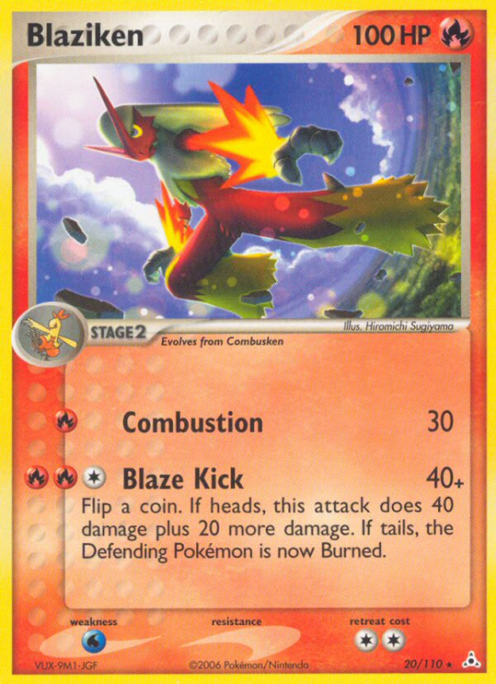 Blaziken 20/110 EX Holon Phantoms
