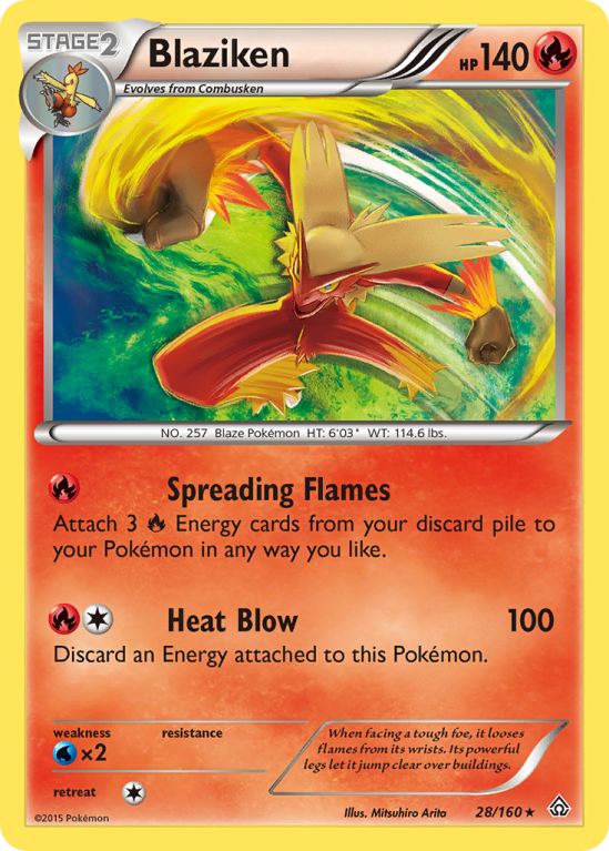 Blaziken 28/160 XY Primal Clash