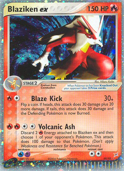 Blaziken ex 89/95 EX Team Magma vs Team Aqua