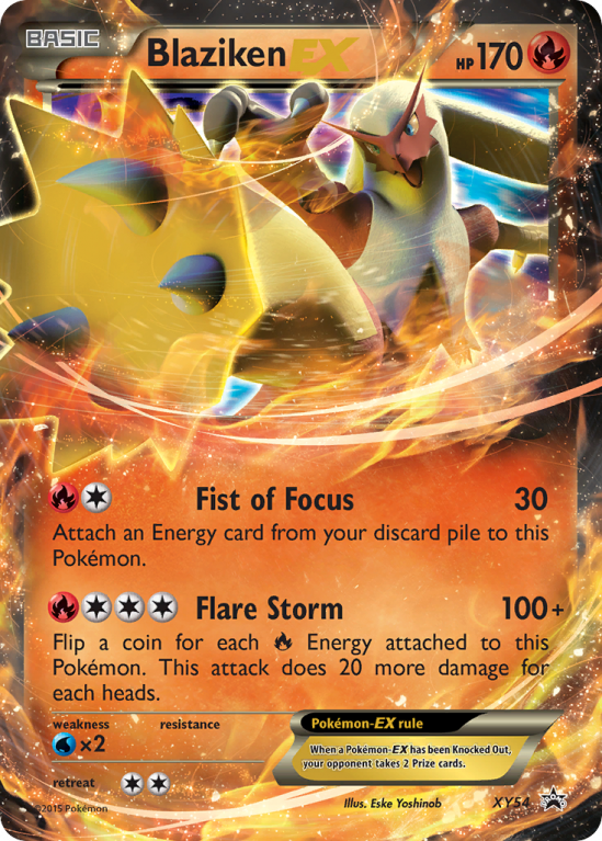 Blaziken-EX XY54/183 XY XY Black Star Promos