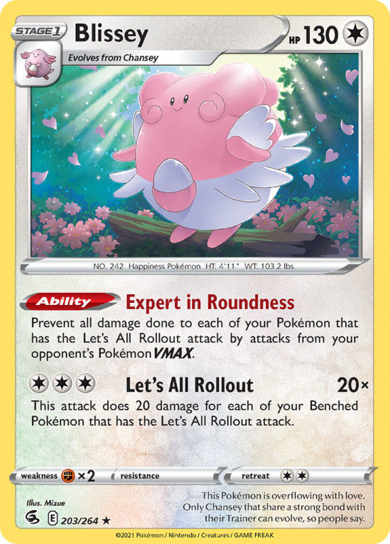 Blissey 203/264 Sword & Shield Fusion Strike