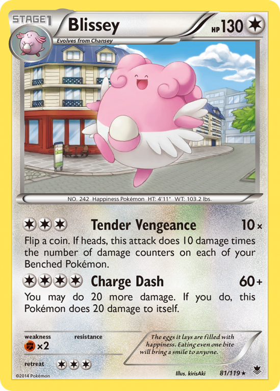 Blissey 81/119 XY Phantom Forces
