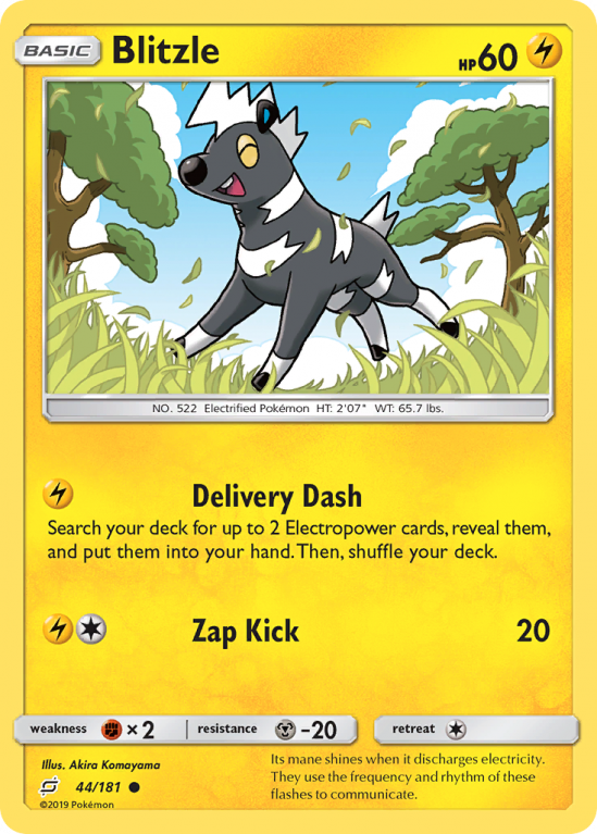 Blitzle 44/181 Sun & Moon Team Up