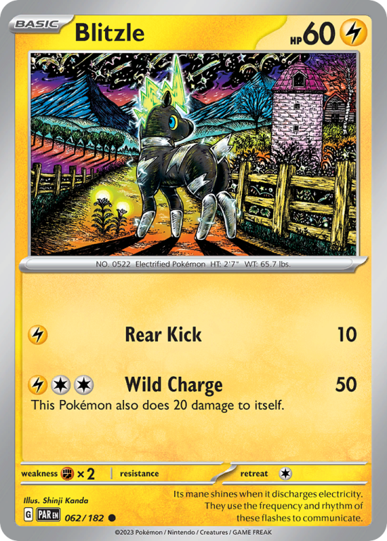 Blitzle 62/182 Scarlet & Violet Paradox Rift