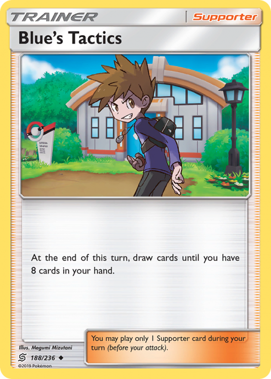 Blue's Tactics 188/236 Sun & Moon Unified Minds